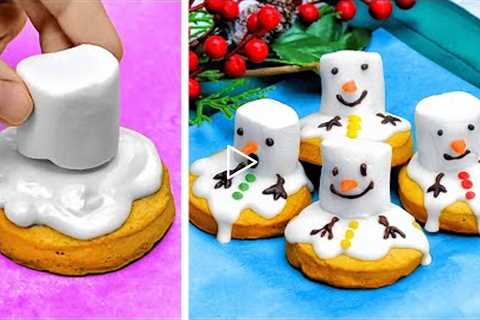 Amazing Christmas Food Decorations || Easy DIY Homemade Dessert Ideas