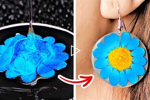 Incredible Epoxy Resin DIY Ideas || DIY Jewelry, Mini Crafts And Home Decor