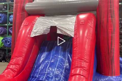 Avengers bounce house combo rental 3 in1 from About to Bounce inflatable rentals