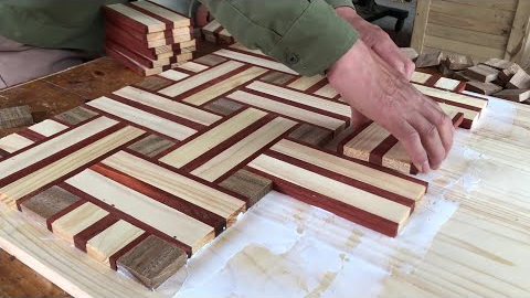 Small Wood Projects DIY - How To Make A 3d Art Table