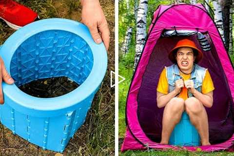 STOP🍄 Crazy Camping Hacks! * Outdoor Gadgets For Your Summer Vacation