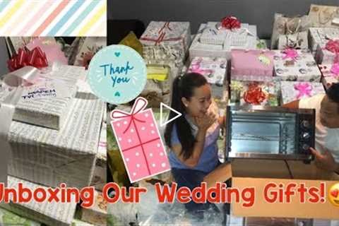 Unboxing Our Wedding Gifts