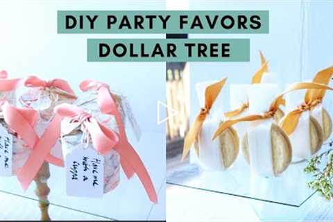 4 DIY Party Favors | Dollar Tree | Baby shower, Wedding, Birthday