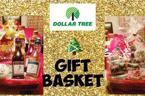 Dollar Tree Throw-Back  Wine Basket Gift Basket 
