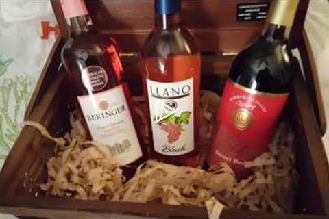 Quick Wine basket Gift Idea