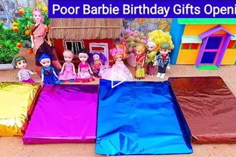 Poor Barbie Birthday Gifts 🎁Opening || My Barbie Shows