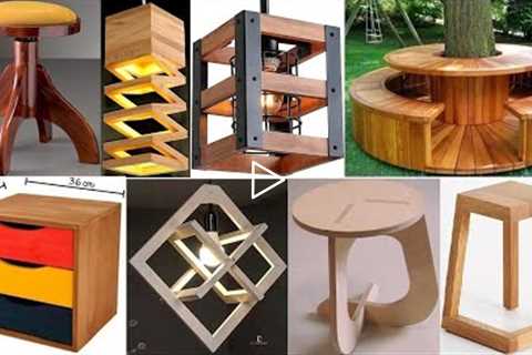 Useful wood furniture and wooden decorative pieces ideas /Woodworking project ideas/wood décor ideas