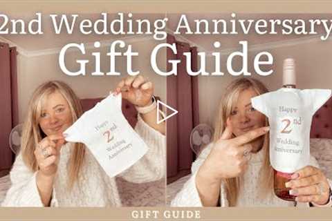 👰2nd Wedding Anniversary Gift Guide 🤵|| 10 Ideas For COTTON Gifts || Christina Parmiter