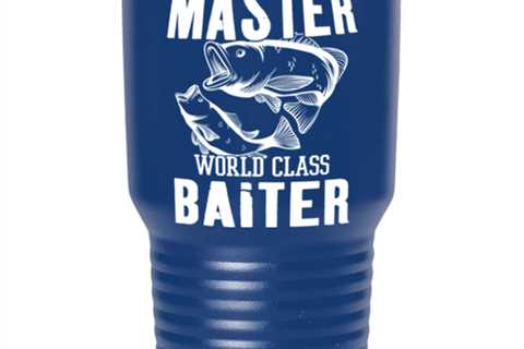 World Class Master Baiter, blue tumbler 30oz. Model 6400016