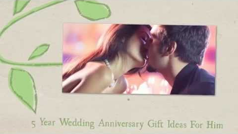 5 Year Wedding Anniversary Gift Ideas For Him