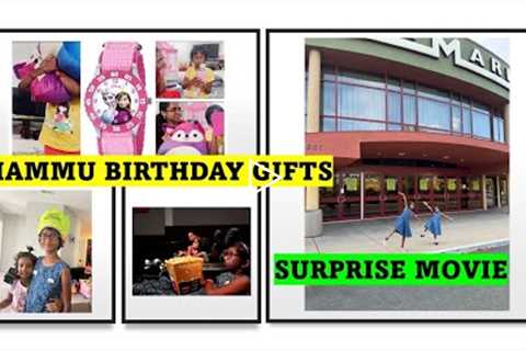 Shammu Birthday Gifts Unboxing || Surprise Movie || Gift Purchase to her School Friends