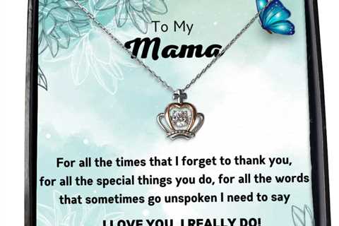 To my Mama,  Crown Pendant Necklace. Model 64024