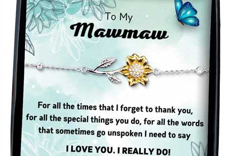 To my Mawmaw,  Sunflower Bracelet. Model 64024