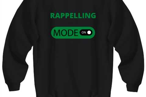RAPPELLING, black Sweatshirt. Model 64027