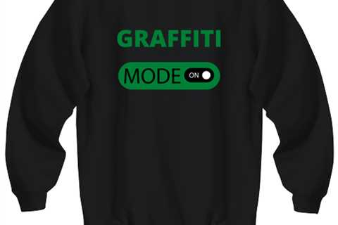 GRAFFITI, black Sweatshirt. Model 64027