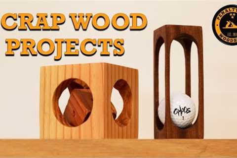 Fun Scrap Wood Projects - Magic Golf Ball and Cube Within a Cube