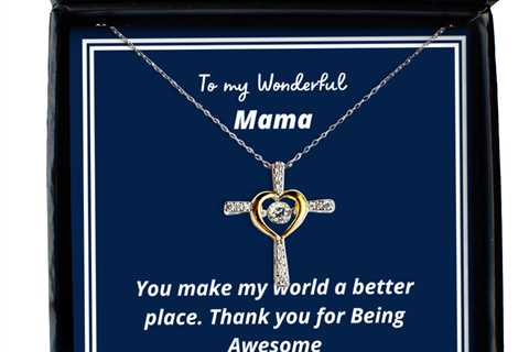 To my Mama,  Cross Dancing Necklace. Model 64035
