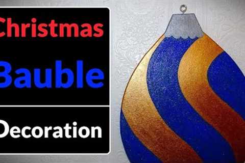 How to Make a DIY Christmas Bauble Decoration (Scrap Wood Project)