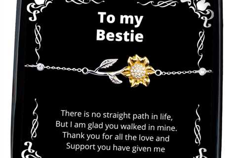 To my Bestie, No straight path in life - Sunflower Bracelet. Model 64042