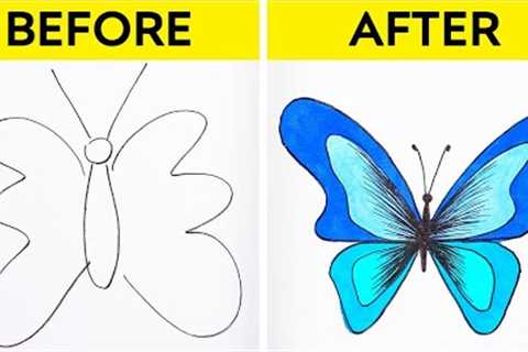 AMAZING DRAWING HACKS TO BECOME A REAL ARTIST