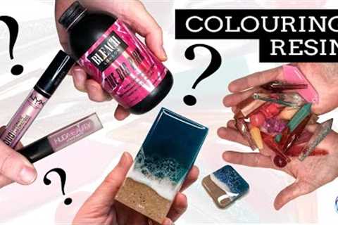 Coloring Resin Using Household Products | What Can You Color Resin With