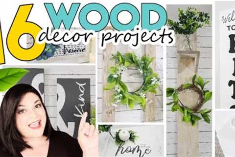 🌟 16 Best DIY Wood Projects for Home Decor | Simple Wood Craft Ideas