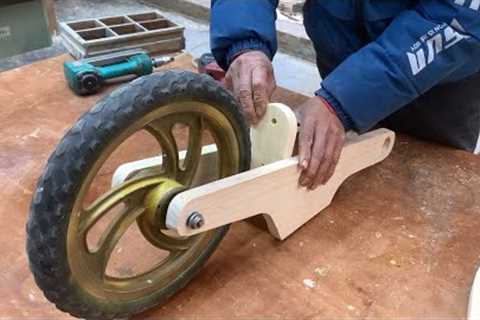 How To Build  A Wooden Balance Bike // DIY Project For Everyone!