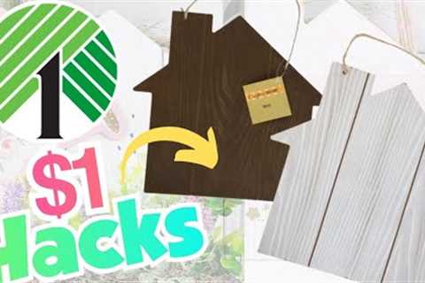 *GENIUS* DOLLAR TREE Hacks Using Wood Houses + DIY Crafts