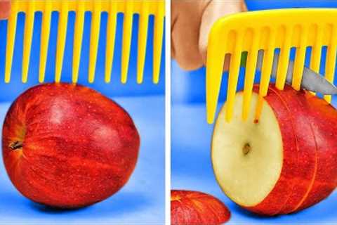 How To Cut And Peel Fruits And Vegetables || Kitchen & Cooking Hacks
