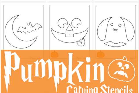 Free Printable Pumpkin Carving Stencils for Halloween