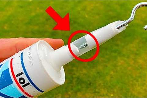 Don’t Throw Away Half-Used Dried-Up Caulk Tubes! How To Fix It To Last Forever