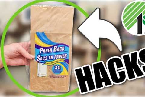 😯WOW! You Won''t Believe What I Made Out Of DOLLAR TREE Lunch Sacks! (brown paper bag hacks &..