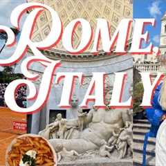 ROME: italy travel vlog, food tour & pasta making class, italian open! 🇮🇹🍝