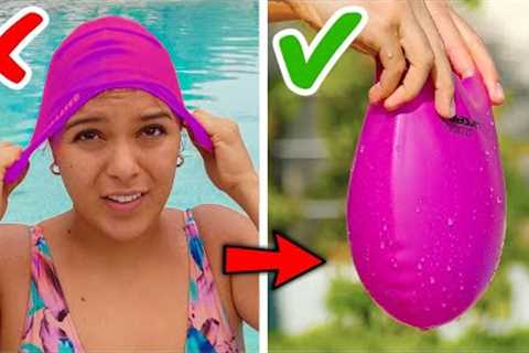Trying 33 AMAZING HACKS FOR YOUR NEXT BEACH TRIP by 5-Minute Crafts