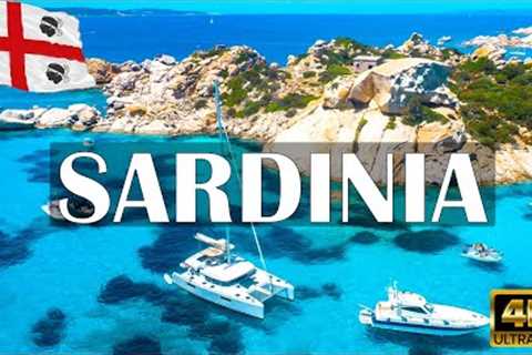 FLYING OVER SARDINIA, ITALY(4K UHD) -Relaxing Music Along With Beautiful Nature Videos - 4K Video HD