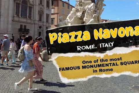 Virtual Media Travel: One of the ANTIQUE MONUMENT in Rome, Italy Piazza Navona