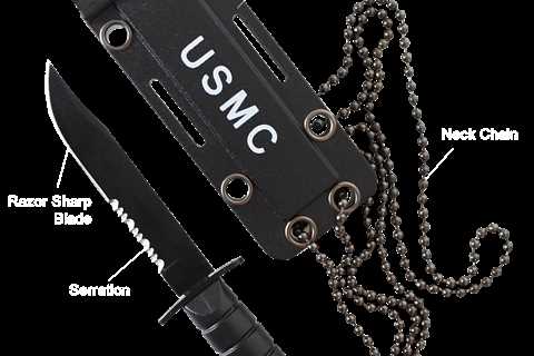 Free Evatac USMC Neck Knife -