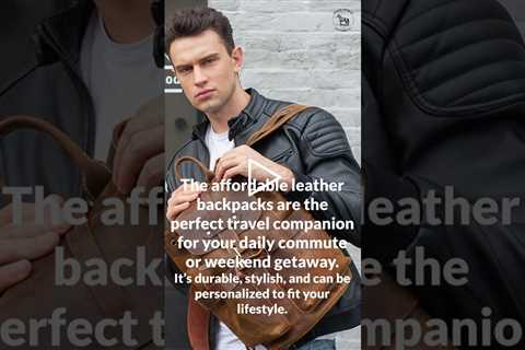 Affordable Leather Backpacks