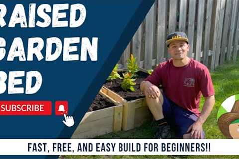 Pallet Wood Projects:  Raised Garden Bed For Beginners!!