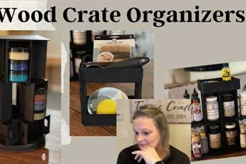 MUST SEE!!! Organization DIY''s | Dollar Tree Crate DIY''s | Wood Crate Organization Ideas