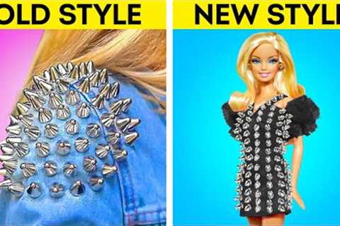 Rich VS Poor Barbie 🌈 Rainbow Doll Transformation Ideas