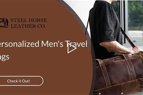 Personalized Men's Travel Bags