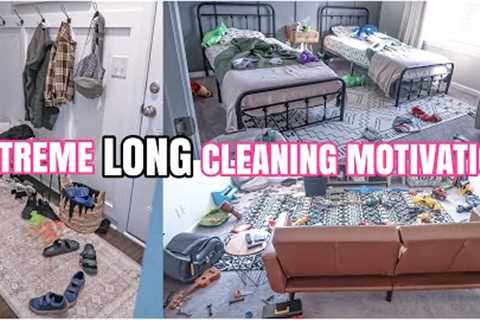 LONG CLEAN WITH ME | EXTREME CLEANING MOTIVATION | REAL LIFE MESS