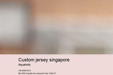 Custom Jersey Singapore
