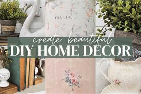 Transforming your thrift store find into high end decor for your home • IOD Spring Collection • DIY