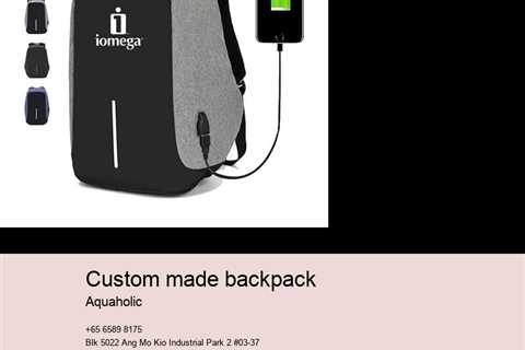 Custom Made Backpack