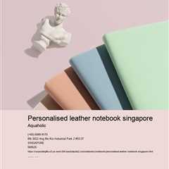 Personalised Leather Notebook Singapore