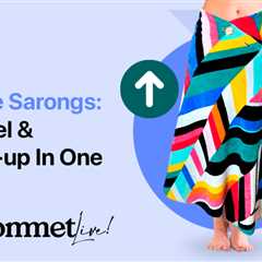 Simple Sarongs Gives Beachgoers A Towel & A Stylish Cover-Up in One