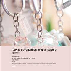 acrylic keychain printing singapore