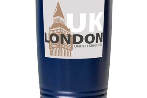 London 2, blue Tumbler 20oz. Model 60082